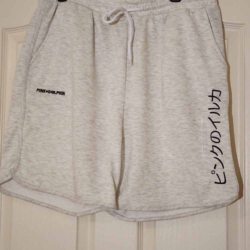 Pink Dolphin Men's Gray Shorts